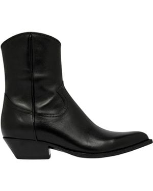 Buttero Cowboy & Biker Boots - Black
