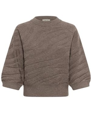Cream Crcherrie Jumper - Grijs