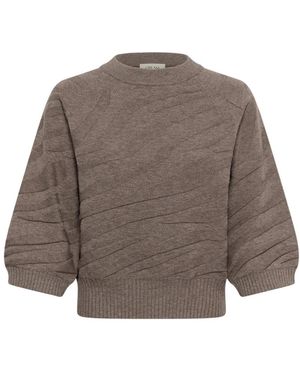 Cream Crcherrie Jumper - Grijs