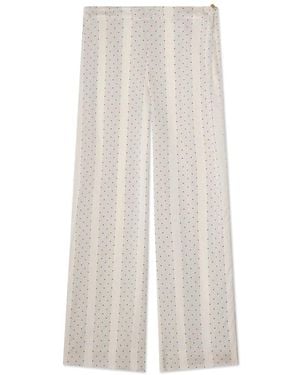 BUSNEL Wide Trousers - Blanco