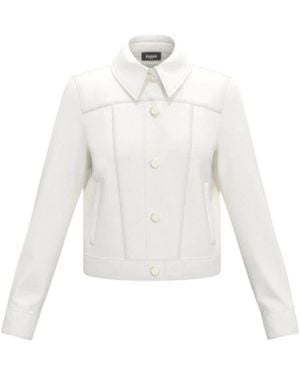 Marella Denim Jackets - Blanc