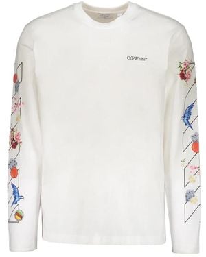 Off-White c/o Virgil Abloh Long Sleeve Tops - Blanco