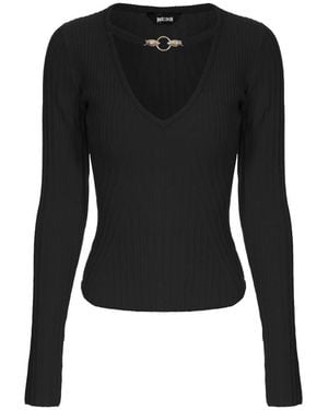 Just Cavalli Truien & Vesten ,Zwart ,Truien
