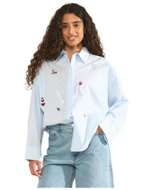 Numph Shirts - Bleu