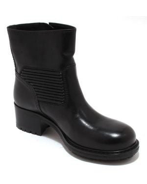 Car Shoe Ankle Boots - Black