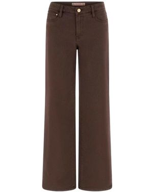 Guess Wide Trousers - Brown