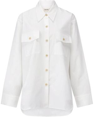 KHAITE Shirts - Bianco