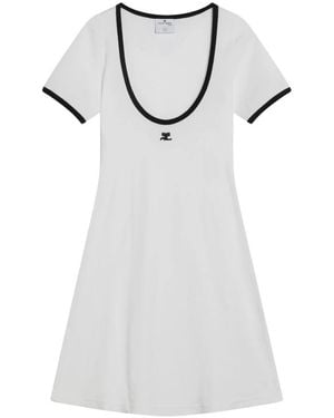 Courreges Short Dresses - White