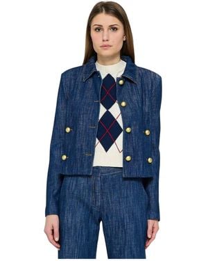 Ermanno Scervino Denim Jackets - Blue