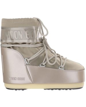 Moon Boot Icon Low Glance Enkel Laarzen - Grijs