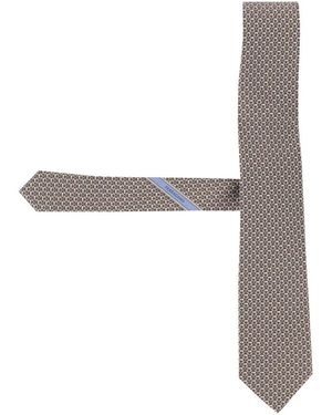 Ferragamo Ties - Blanco