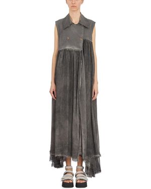 SANCTAMUERTE Maxi Dresses - Grey