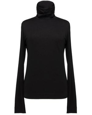 Alysi Turtleneck Trui - Zwart