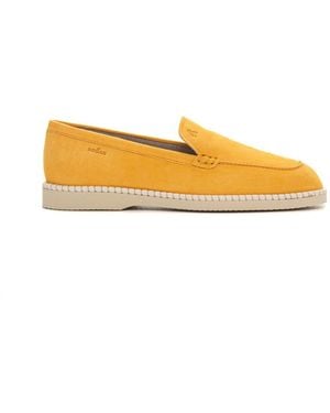 Hogan Mocassino loafer in suede - Orange