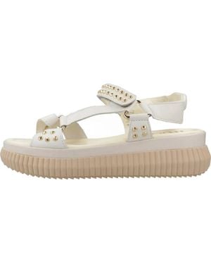 Mjus Flat Sandals - Metálico