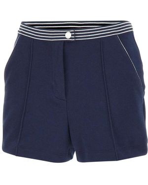 Lacoste Korte Broeken ,Blauw ,Katoen Piqué Shorts