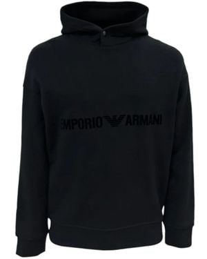 Emporio Armani Hoodies - Zwart