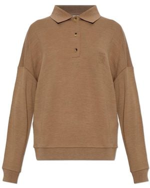 Max Mara Alpaca Wol Polo - Bruin