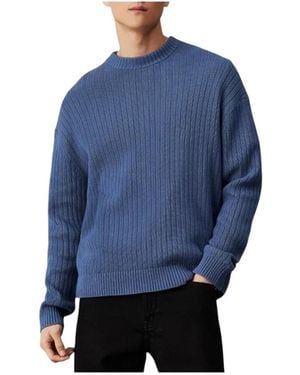 Calvin Klein Round-Neck Knitwear - Azul
