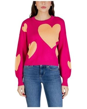 ONLY Round-Neck Knitwear - Rosa