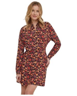 Desigual Shirt Dresses - Rojo