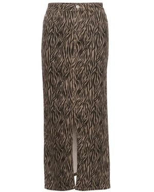 Kaffe Denim Skirts - Marron