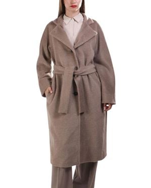 Marella Belted Coats - Marrón