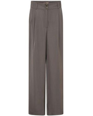 GUSTAV Wide Trousers - Grey