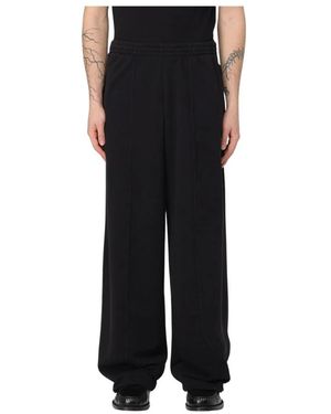 MM6 by Maison Martin Margiela Wide Trousers - Black