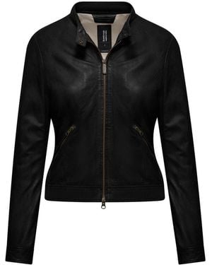 Bomboogie Leather Jackets - Black