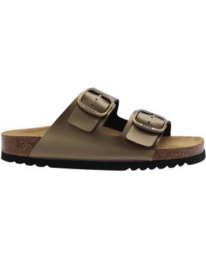 Scholl Sliders - Marrone