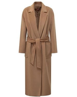Max Mara Jassen ,Bruin ,Wol Mstgiambo Jas