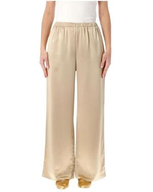 By Malene Birger Wide Trousers - Natural