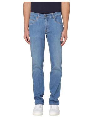 Fay Straight Leg Jeans - Blauw