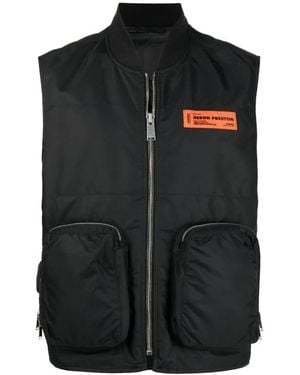 Heron Preston Waistcoats - Black