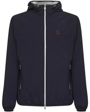 Brunello Cucinelli Fitness ,Blauw ,Training Jassen