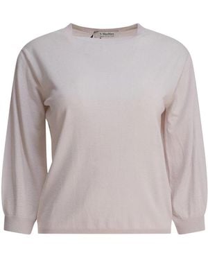 Max Mara Round-Neck Knitwear - Gris