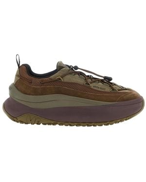 Moon Boot Schoenen ,Bruin ,Leer Moon 247 Xlace Sneakers