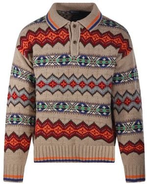 Ralph Lauren Round-Neck Knitwear - Red