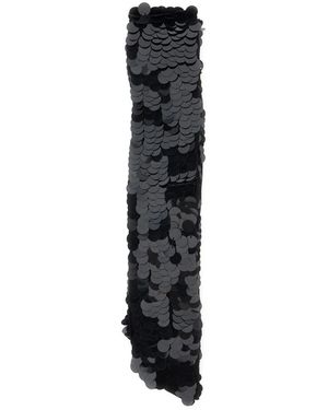 P.A.R.O.S.H. Accessoires ,Zwart ,Pailletten Paillettes Handschoenen