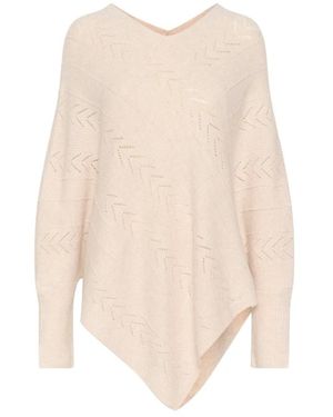 Cream Round-Neck Knitwear - Natural