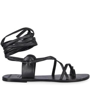 Manebí Flat Sandals - Black