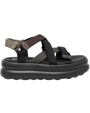 Camper Flat Sandals - Negro