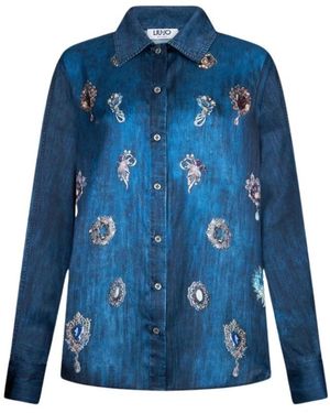 Liu Jo Overhemd Ua6343-T5958 - Blauw