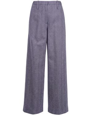 Liviana Conti Wide Trousers - Purple