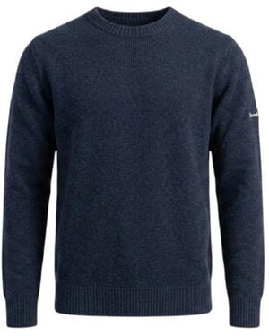 Calvin Klein Rundhals-Strickpullover - Blau