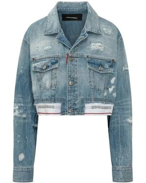 DSquared² Denim Jackets - Blue
