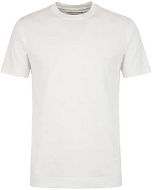 Fedeli T-Shirt Met Ronde Hals - Wit
