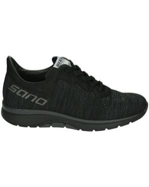 Mephisto Casual Schwarze Sneaker Mit Herausnehmbarer Innensohle