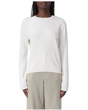 ARMANI EXCHANGE Jacquard-Pullover Mit Rautenlogo - Grau